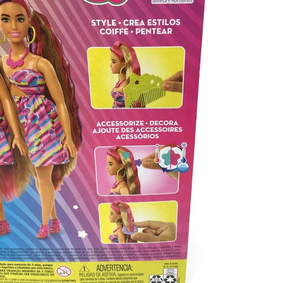 Barbie Totally Hair Doll – Long Hair Styling Playset – NEW in Package – Mattel - Picture 7 of 8